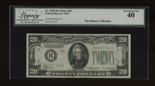 DBR 1934-A $20 FRN New York Fr. 2055-B Legacy XF-40 Serial B68900561A picture