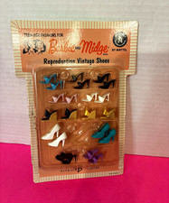  Barbie & Midge Vintage Repro Shoes 11-Pair Set  picture