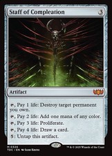 Staff of Compleation NM - Tarkir: Dragonstorm Commander - MTG picture