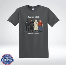 Same Sh*t Different Costume Political Satire Graphic T-Shirt Unisex picture