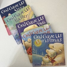 Lot of 5 God Gave Us Series Books Lisa Tawn Bergren Christmas Easter Sleep Love picture