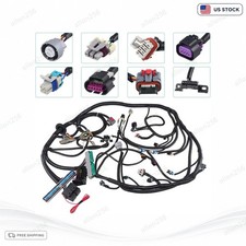 LS1 4L60E Stand Alone Harness Fit:LS SWAP 4.8·5.3 6.0 03-07 drive by Wire DBW picture