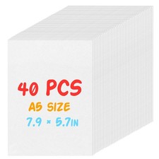 40 Pieces Shrinky Dink Sheets Kit, 7.9 X 5.7-inch Shrink Paper Shrink Art Paper, picture