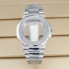 43.3mm Stainless Steel Watch Case Strap Sapphire Glass For Miyota 9015 Movement picture