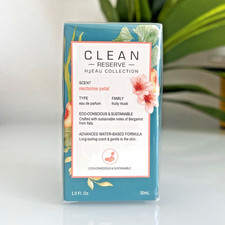 CLEAN Reserve H2EAU Nectarine Petal EDP Spray 1.0 fl oz Sealed $60 MSRP picture
