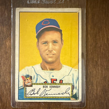 Topps 1952 Topps Bob Kennedy #77 Cleveland Indians MLB Baseball Black Back picture
