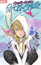 SPIDER-GWEN: GHOST-SPIDER #1 (PEACH MOMOKO EXCLUSIVE VARIANT)(2024) ~ Marvel picture