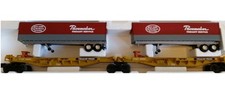 LIONEL NEW YORK CENTRAL TTUX SPINE CAR 6-16904 O GAUGE FLAT PACEMAKER TRAILERS picture