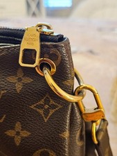 Authentic Louis Vuitton Pallas MM Monogram Canvas Tote Handbag Shoulder Bag picture