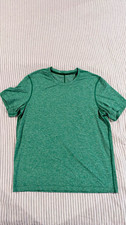 Lululemon Men’s Green Solid Soft Jersey Short Sleeve Shirt Medium picture