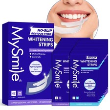 MySmile 42pcs Teeth Whitening Strips Non-Sensitive Whitestrips 21 Treatments picture