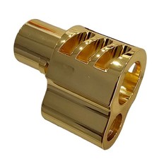 1911 Compensator .45 ACP – Metal Gold Plated Muzzle Brake for Colt & 1911 Pistol picture
