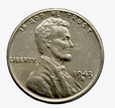 1943-S Lincoln Steel Cent WWII Issue — Gem BU Uncirculated picture