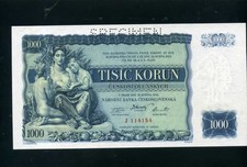Czechoslovakia 1000 korun 1934 Sp - Unc picture