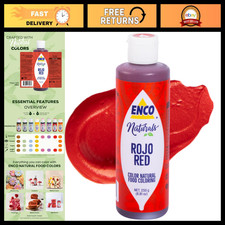 Natural Food Coloring Gel Red - 8.8 oz, No Artificial Dyes, Vibrant Icing & Fond picture
