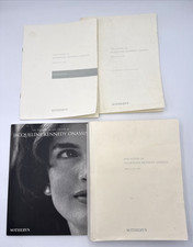The Estate of Jacqueline Kennedy Onassis Sotheby’s Catalog W/ Price List 1996 picture