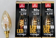 4Pk Globe Electric 4.5 Watt Edison Dimmable B11 Candelabra (E12) 125 Lumens 2000 picture