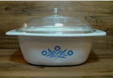 Corning Ware P-34-B 4 Qt Blue Cornflower Dutch Oven w Lid EXC NICE picture