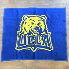 Blanket Throw Vintage 1996 UCLA Bruins College  Lap Stadium Football Blue 60x50 picture
