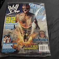 WWE Magazine August 2009 Rey Mysterio Triple H New MAKE AN OFFER picture