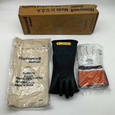 Salisbury by Honeywell GK214B Lineman's Glove Kit Class 2 Black Rubber 14