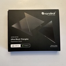 Nanoleaf Shapes Ultra Black Triangles Expansion Pack (3 panels) Limited Edition picture