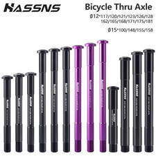 HASSNS MTB Thru Axle 12mm 15mm 100 110 142 148 Aluminum Bike Hub Shaft picture