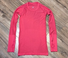 Women's Lululemon Swiftly Tech Swift Stride Pink Long Sleeve Shirt Active Top 4 picture