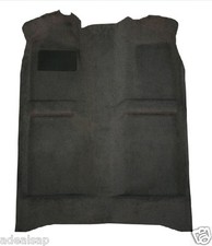 ACC 77-90 CHEVROLET CAPRICE 4-DOOR BLACK MOLDED CARPET RUG - MADE IN USA picture