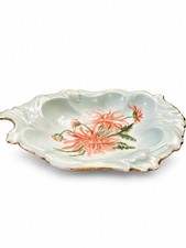 Antique T&V Limoges France Hand Painted Chrysanthemum Dish Bowl 8
