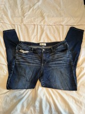 BKE Denim Women’s Mid-Rise Skinny Jeans Blue Medium Wash Stretch 5-Pocket picture