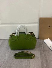 COACH CU066 Empire Carryall 26 Green Leather New Outlet from Japan picture