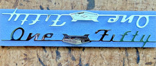 55 56 57 54 CHEVY 150 SCRIPTS CHROME 1955 1956 1957 1954 CHEVROLET picture