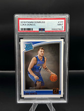 Panini 2018-19 Donruss Luka Dončić Rated Rookie RC #177 Mavericks PSA 9 picture