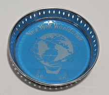 Vtg 1964 - 1965 Unisphere New York Worlds Fair Coaster US Steel Made in Japan picture