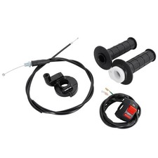 Mini Bike Throttle Cable Kit,Twist Throttle Accelerator Handle Grips for 50cc 90 picture
