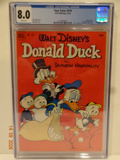 FOUR COLOR COMICS #379 DONALD DUCK CGC 8.0 WHITE PAGES HIGH GRADE picture