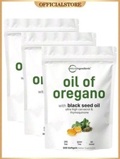 4X Strength Oregano & Black Seed Softgels - 300 Count for-Immune Wellness picture