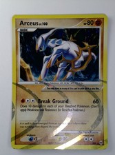 The Pokmon Company Pokmon TCG Arceus Arceus AR8 Holo Rare English 80HP AR8 picture