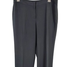NWT Lafayette 148 Womens SZ 16 Barrow Pants Ink Navy Professional Quiet Luxury picture