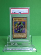 YU-GI-OH 2002 LEGEND OF BLUE-EYES WHITE DRAGON DARK MAGICIAN LOB-005 PSA 9 picture