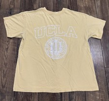 H&M UCLA Yellow and White T-shirt Women’s Size Medium, Cotton, College  picture