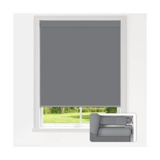 LazBlinds No Drill Blackout Roller Shades, 36.5