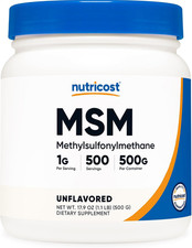 Nutricost Pure MSM Powder 500 Grams (Methylsulfonylmethane) picture