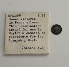 1839 British Queen Victoria Silver 1½ Pence picture