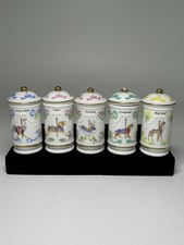 Lenox The Spice Carousel Porcelain Spice Jars Set of 5 picture