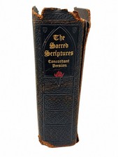 1930 A.E. Knoch Concordant Version Sacred Scriptures Bible Rare Antique picture