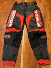 Vintage Fox Honda Racing Motocross Pants picture