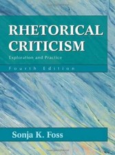 Rhetorical Criticism: Exploration and Practice - Paperback - GOOD picture
