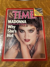 Vintage 80's Time Magazine May 27, 1985 Madonna Cover Why She's Hot Rambo picture